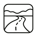 icon_software_road_minimal_outline icon preview