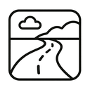 icon_software_road_outline icon preview