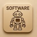 icon_software_robot_embossed icon preview