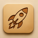 icon_software_rocket_embossed icon preview