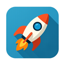 icon_software_rocket_flat_design icon preview