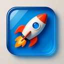 icon_software_rocket_glassy icon preview