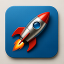 icon_software_rocket_metallic icon preview