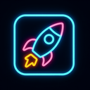 icon_software_rocket_neon icon preview