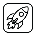 icon_software_rocket_outline icon preview