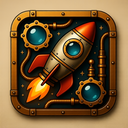 icon_software_rocket_steampunk icon preview