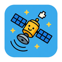 icon_software_satellite_cartoon icon preview