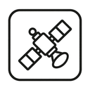 icon_software_satellite_minimal_outline icon preview