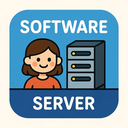 icon_software_server_cartoon icon preview