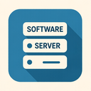 icon_software_server_flat_design icon preview