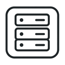 icon_software_server_geometric icon preview