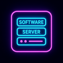 icon_software_server_neon icon preview