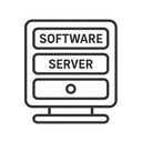 icon_software_server_outline icon preview