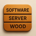 icon_software_server_wooden icon preview