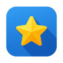icon_software_star_flat_design icon preview