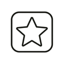 icon_software_star_minimal_outline icon preview