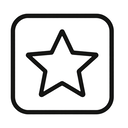 icon_software_star_monochrome icon preview