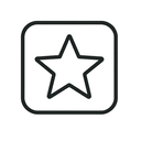 icon_software_star_thin icon preview