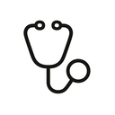 icon_software_stethoscope_line_art icon preview