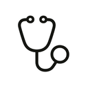 icon_software_stethoscope_minimal_outline icon preview