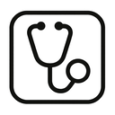 icon_software_stethoscope_monochrome icon preview