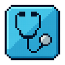 icon_software_stethoscope_pixel_art icon preview