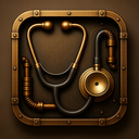 icon_software_stethoscope_steampunk icon preview