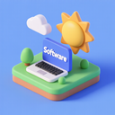 icon_software_sun_3d_isometric icon preview