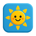 icon_software_sun_cartoon icon preview