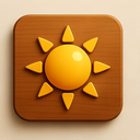 icon_software_sun_wooden icon preview