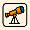 icon_software_telescope_bold icon preview