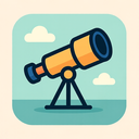 icon_software_telescope_flat_pastel icon preview