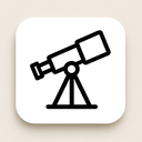 icon_software_telescope_minimalist icon preview