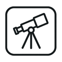 icon_software_telescope_thin icon preview
