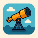 icon_software_telescope_vector icon preview