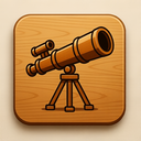 icon_software_telescope_wooden icon preview
