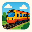 icon_software_train_cartoon icon preview