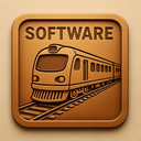 icon_software_train_embossed icon preview