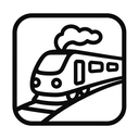 icon_software_train_monochrome icon preview