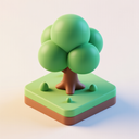 icon_software_tree_3d_isometric icon preview