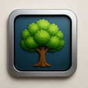 icon_software_tree_metallic icon preview