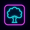 icon_software_tree_neon icon preview