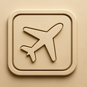 icon_space_airplane_embossed icon preview