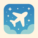 icon_space_airplane_flat_pastel icon preview