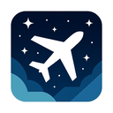 icon_space_airplane_geometric icon preview