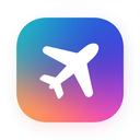 icon_space_airplane_gradient icon preview