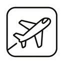 icon_space_airplane_line_art icon preview