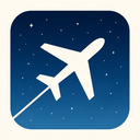 icon_space_airplane_thin icon preview