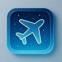 icon_space_airplane_transparent icon preview