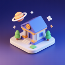 icon_space_bank_3d_isometric icon preview